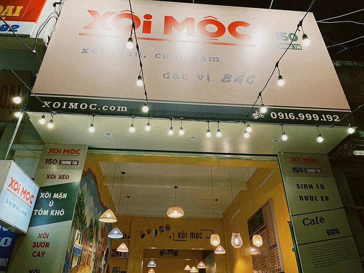 Review Xôi Mộc Thanh Hóa – tiệm xôi đậm vị Bắc trên đường Trường Thi
