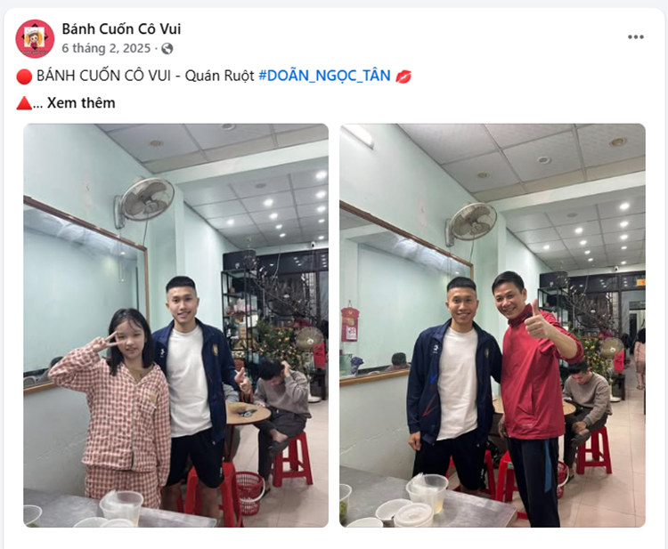 Bánh cuốn cô Vui Thanh Hoá