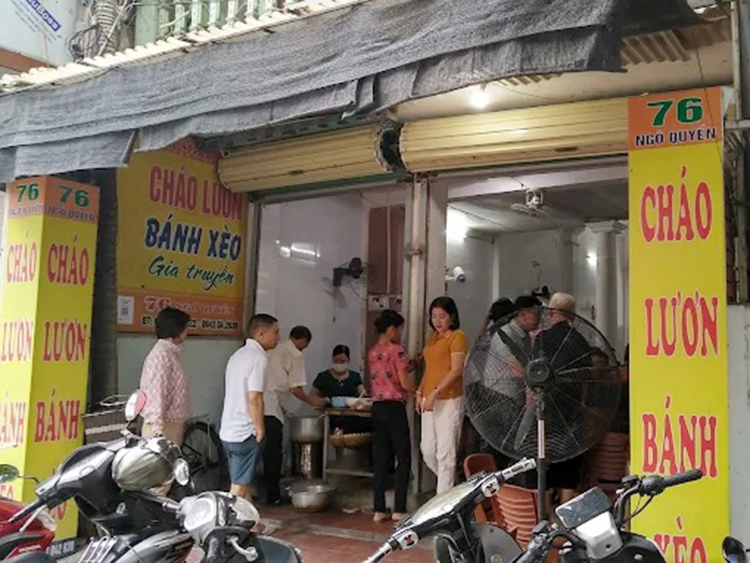Cháo lươn Bà Minh tại Thanh Hoá