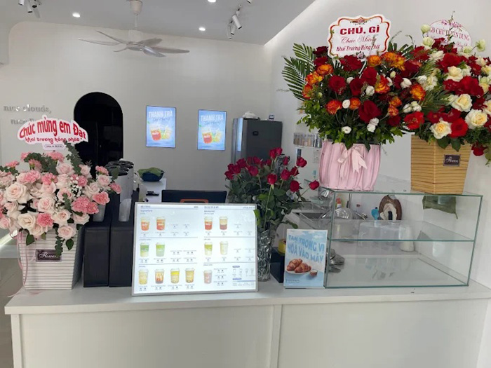 Review Mây Phan Bội Châu – quán cà phê, trà sữa có hai không gian
